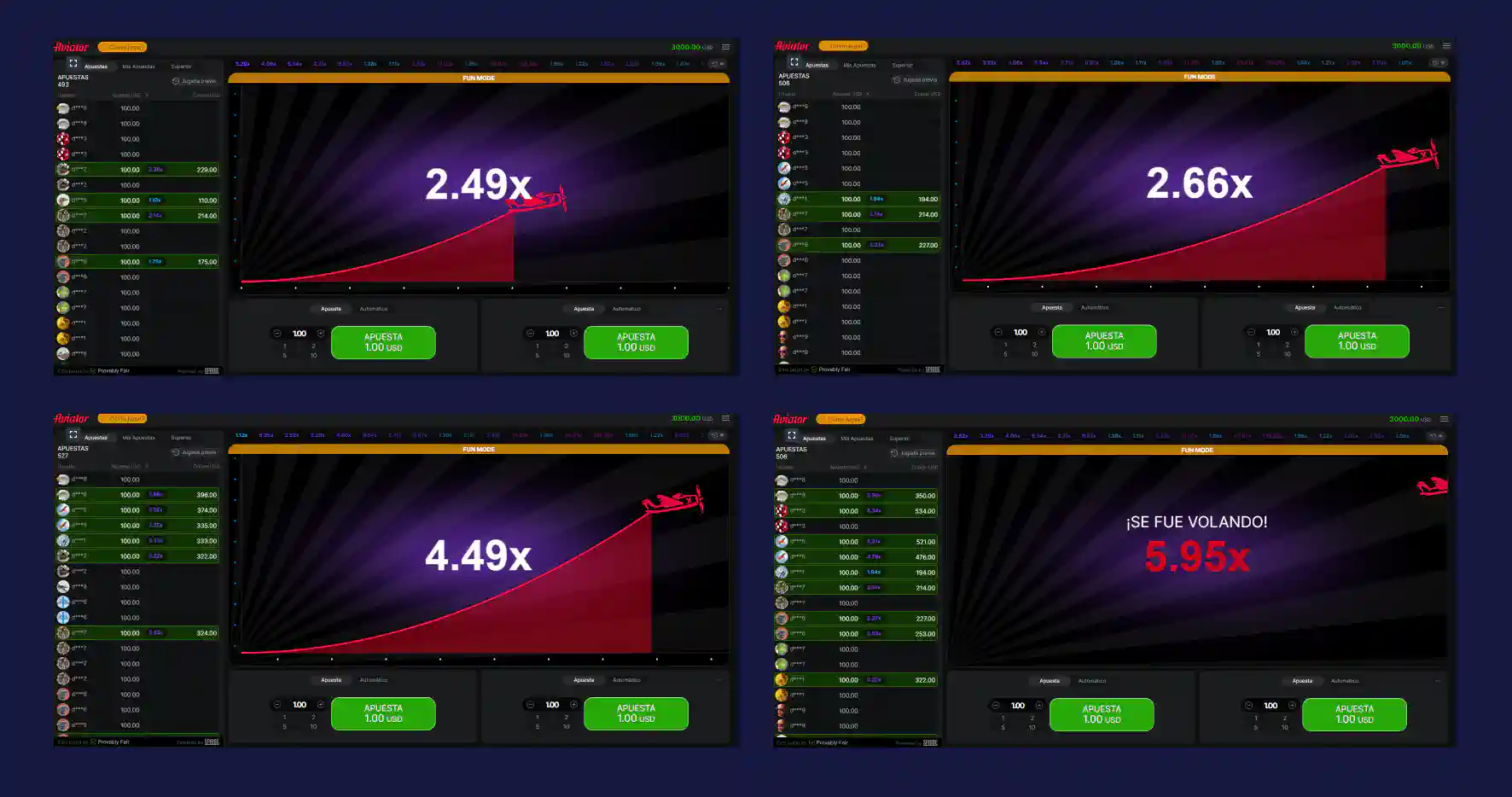  Aviator 1Win con la Versión Demo